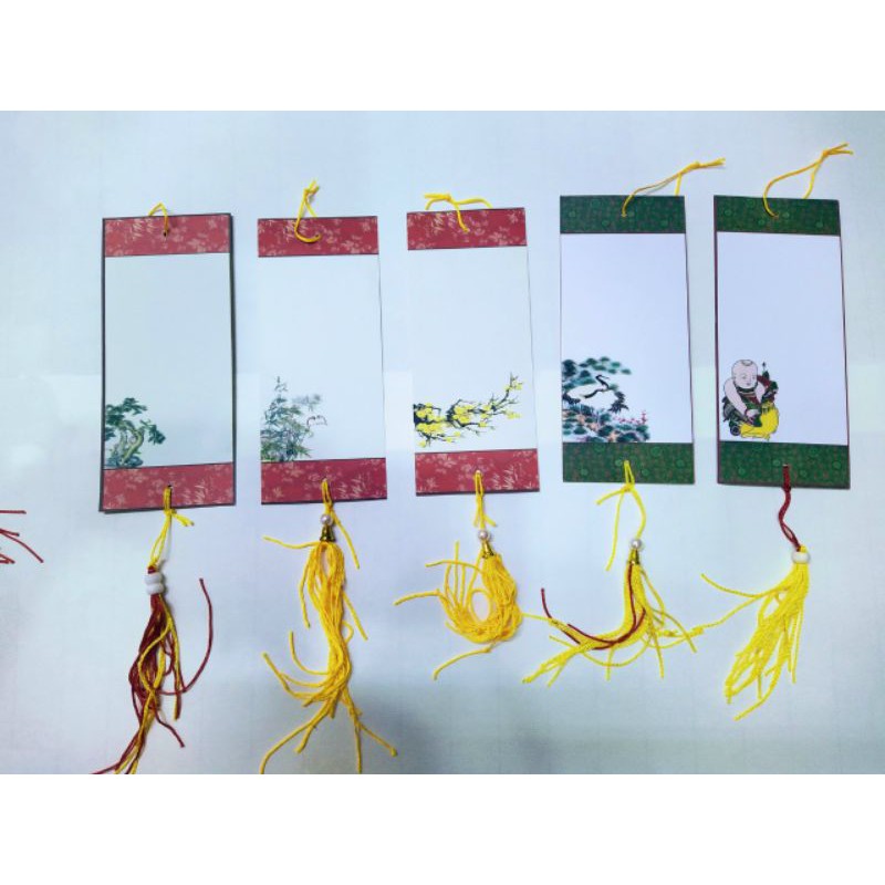 10 tờ Giấy viết thư pháp, Kích thước 8x18cm